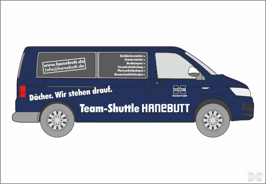 KFZ Beschriftung Kleintransporter